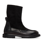 ADYAR SSENSE Exclusive Black Suede Chelsea Boots