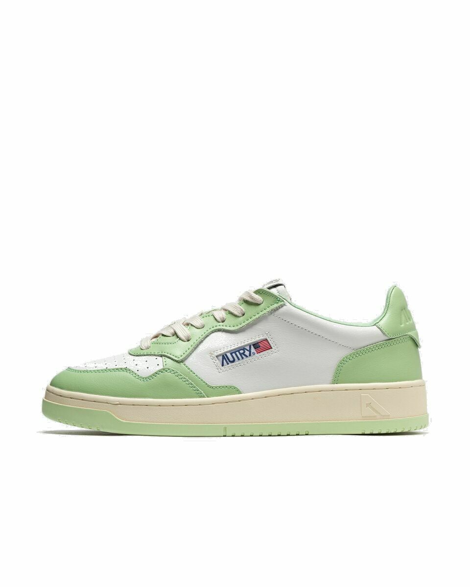 Photo: Autry Action Shoes Autry 1 Low Man Green/White - Mens - Lowtop