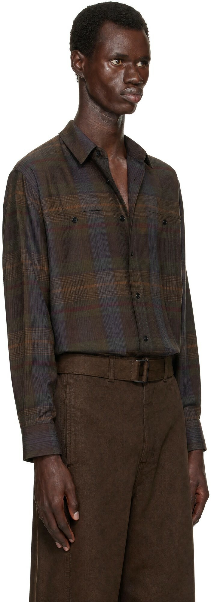 LEMAIRE Khaki Double Pocket Shirt