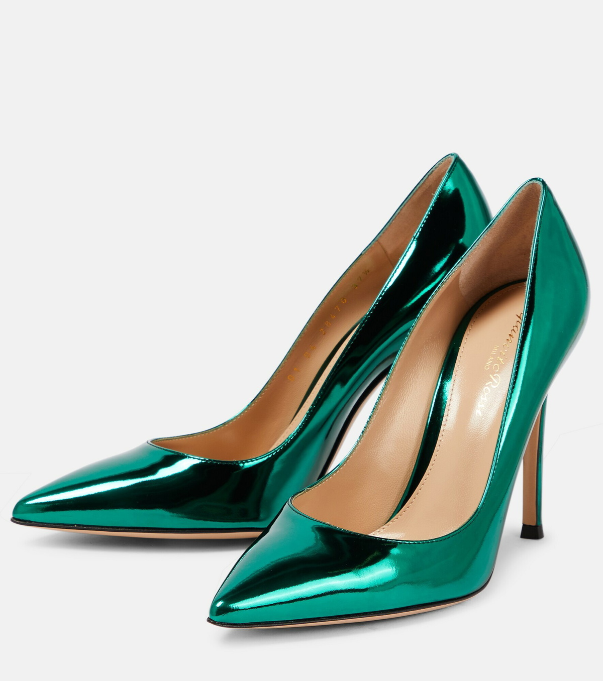 gianvito rossi 105 leather pumps