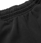 Heron Preston - Printed Organic Loopback Cotton-Jersey Drawstring Shorts - Black