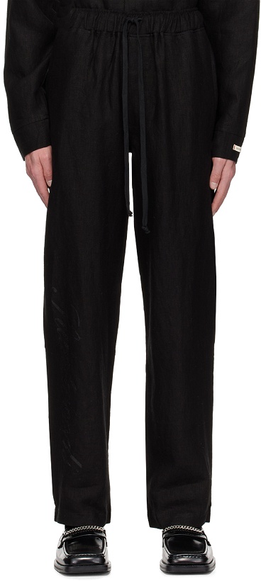 Photo: Saintwoods Black Relaxed Trousers