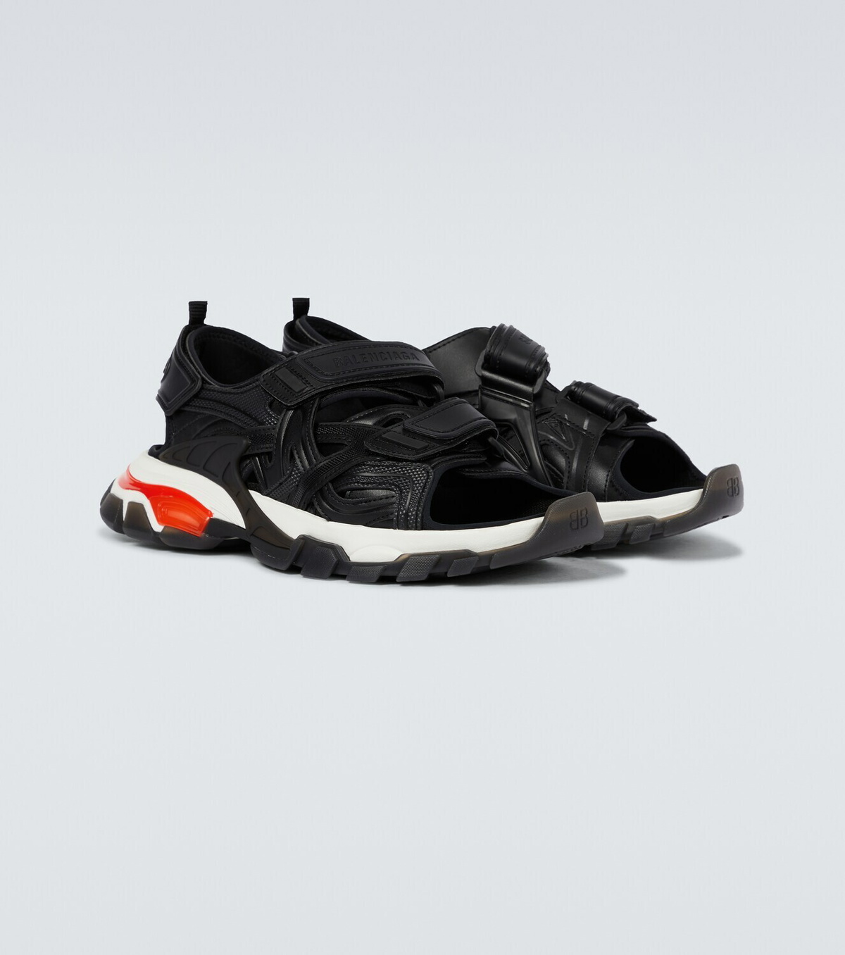 Balenciaga - Track Clear Sole strapped sandals