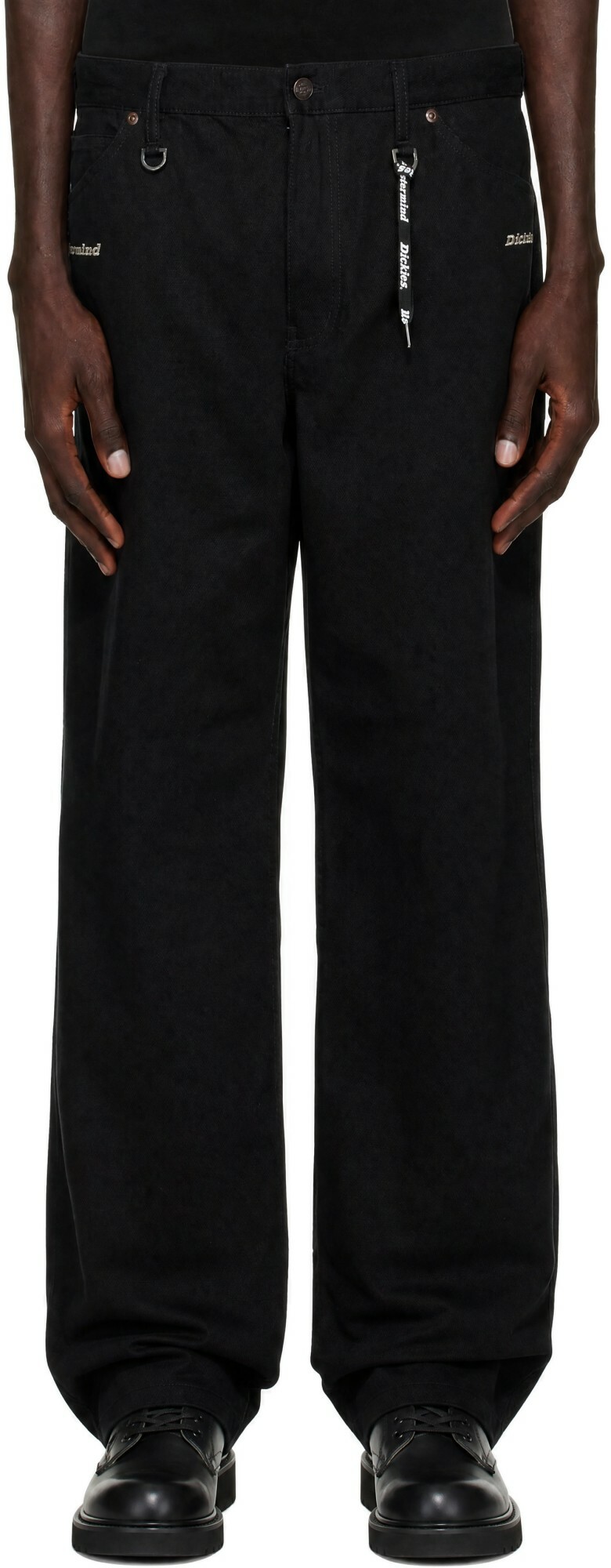 mastermind JAPAN Black Dickies Edition Duck Carpenter Jeans