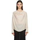 TOTEME Off-White Cowl Blouse