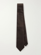 TOM FORD - 7cm Prince of Wales Checked Silk-Jacquard Tie
