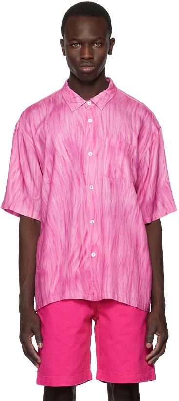 Photo: Stüssy Pink Printed Shirt