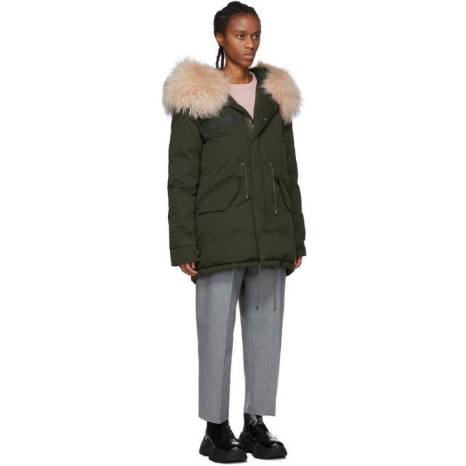 Mr and Mrs Italy Green Down Puffer Parka
