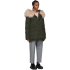 Mr and Mrs Italy Green Down Puffer Parka