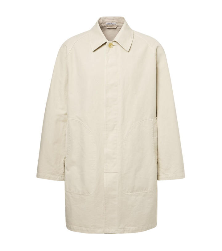 Photo: Auralee Cotton twill coat