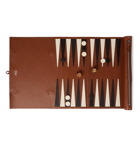 Métier - Leather Backgammon Set - Brown