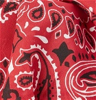 Saint Laurent - Printed Cotton Bandana - Red