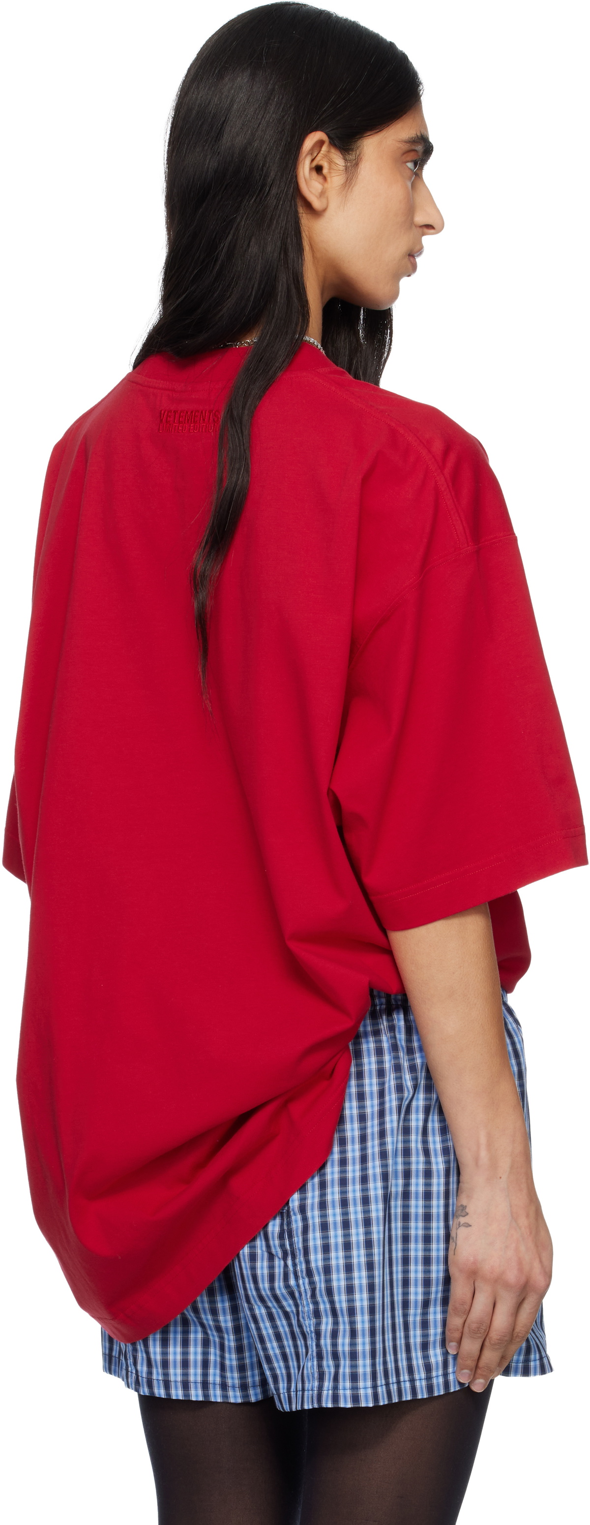 VETEMENTS Red 'Pornstar' T-shirt