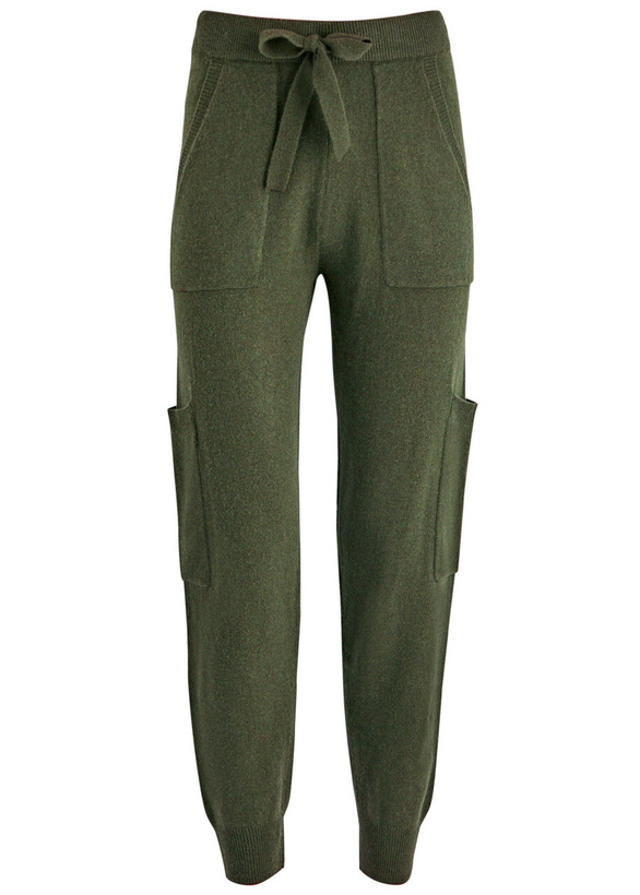 Photo: Crush Cashmere Beatles Cashmere Sweatpants Dark Green