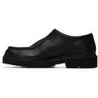 Hugo Black Tumbled Leather Derbys
