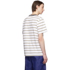 Saturdays NYC White Randall Stripe T-Shirt