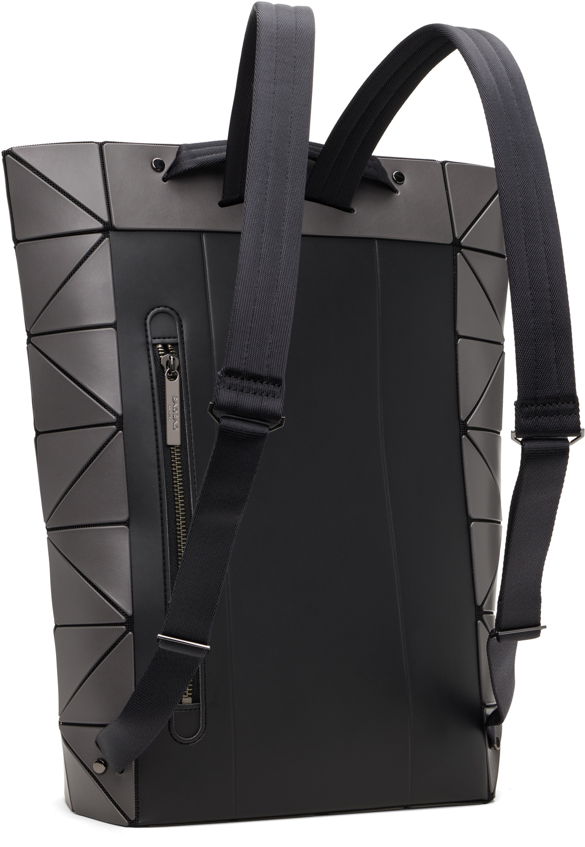 BAO BAO ISSEY MIYAKE Gray Blocky Backpack