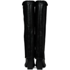 Staud Black Wally Foldover High Heel Boots