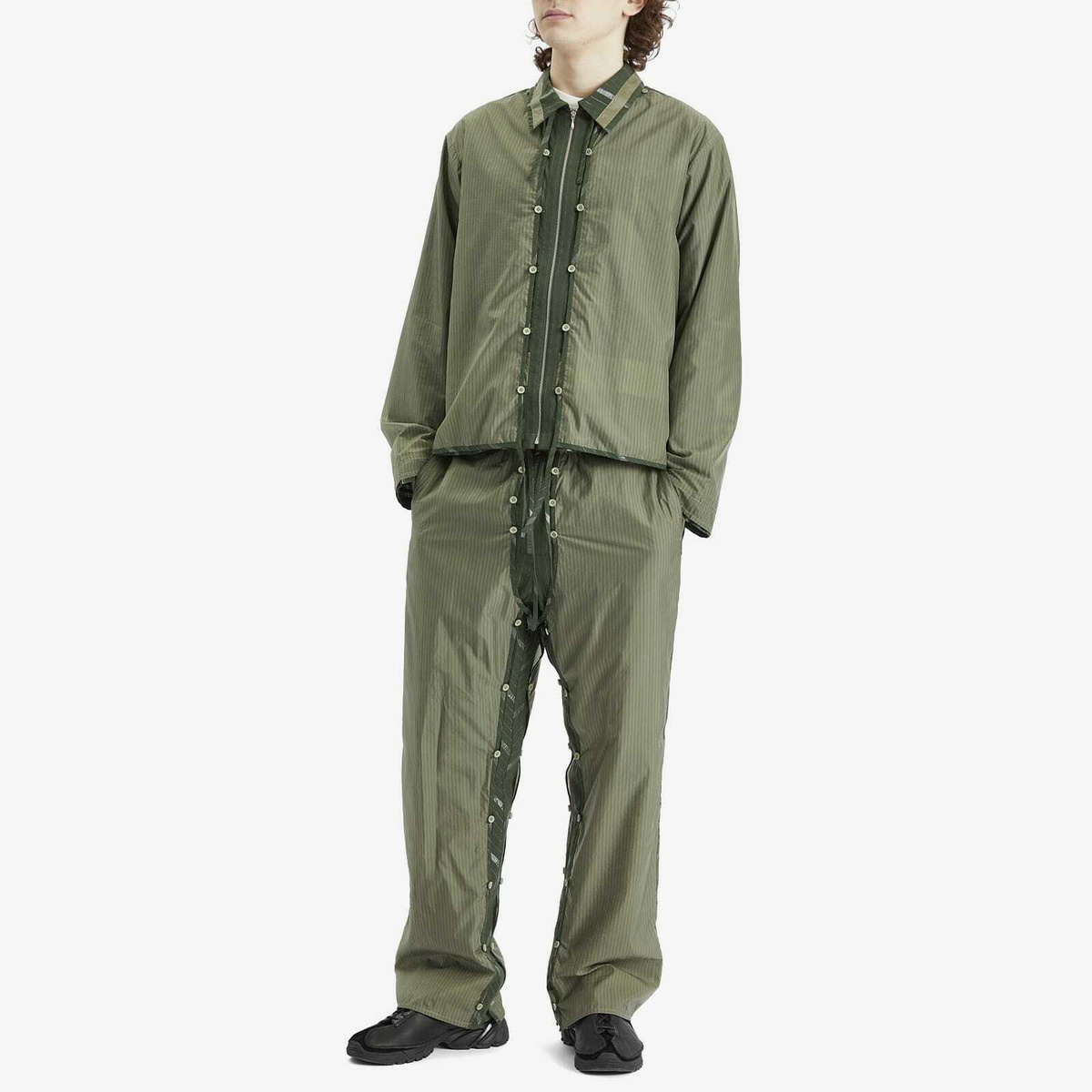 Craig Green Men's Layered Shell Trousers in Olive