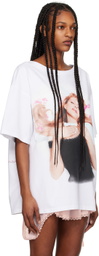 ALL-IN White Allina Sleeping T-Shirt