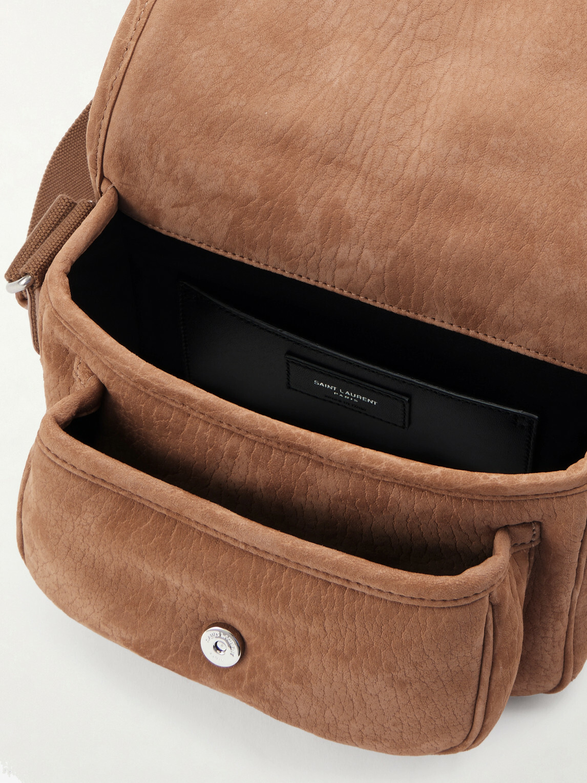 SAINT LAURENT - Niki Nubuck Shoulder Bag