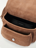 SAINT LAURENT - Niki Nubuck Shoulder Bag
