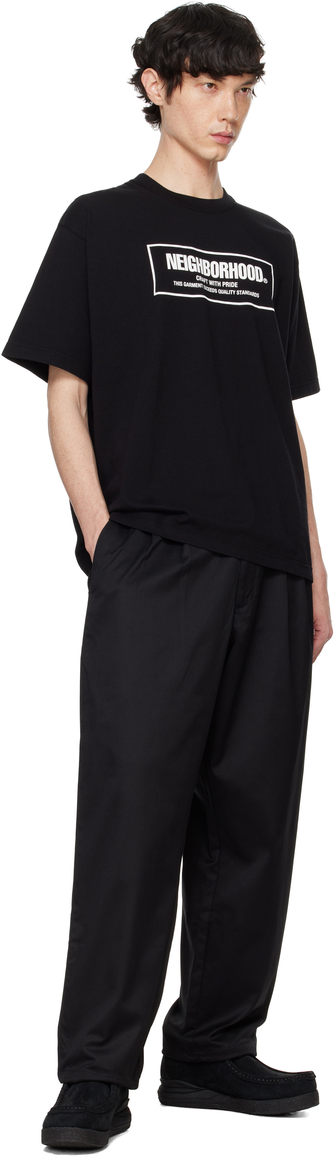 Neighborhood Black NH SS-1 T-shirt Neighborhood Neighborhood Black NH SS-1 T-shirt Neighborhood