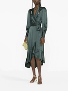 ZIMMERMANN - Silk Wrap Midi Dress