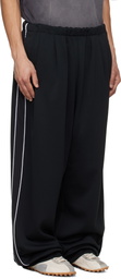 Maison MIHARA YASUHIRO Black Amateur Sewn Like Track Pants