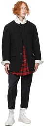 Undercoverism Red Long Check Shirt