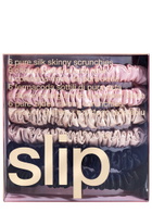 Slip Silk Skinnies Scrunchies 6 Pack - Mix