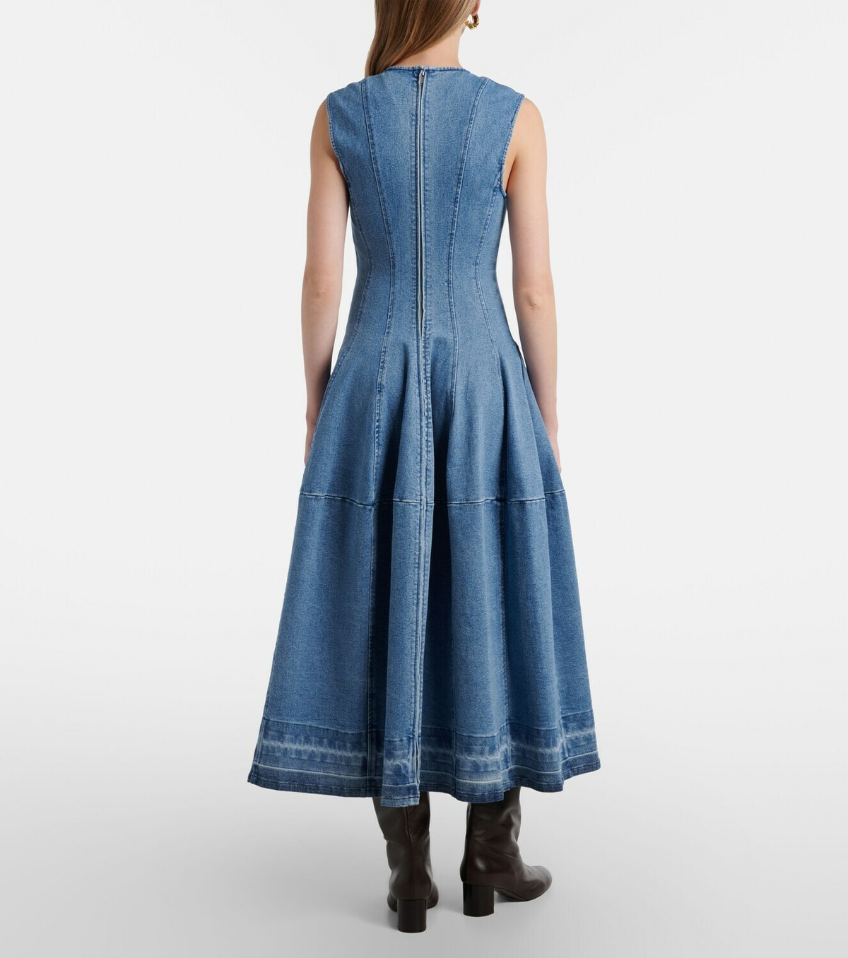 Simkhai Bowen denim maxi dress