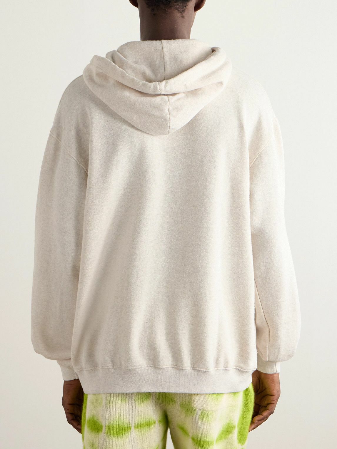 The Elder Statesman - Daily Cotton and Cashmere-Blend Hoodie