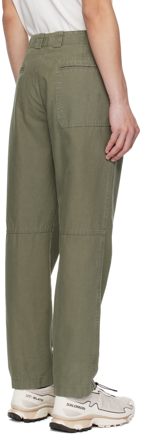 C.P. Company – Flatt Nylon Zipped Cargo Pants Bronze Green