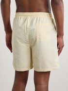Brunello Cucinelli - Straight-Leg Mid-Length Swim Shorts - Neutrals
