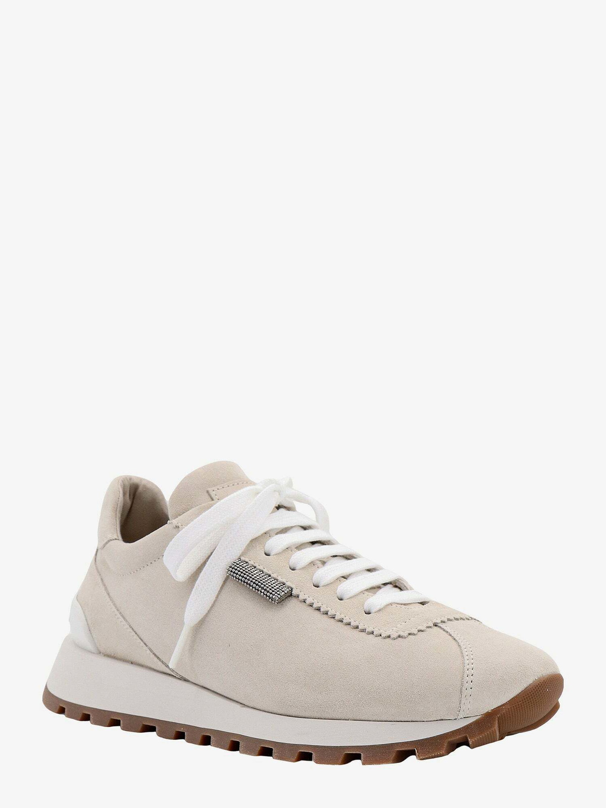 CL 25C Brunello Cucinelli Beige Sneaker Suede 298885 main image 1
