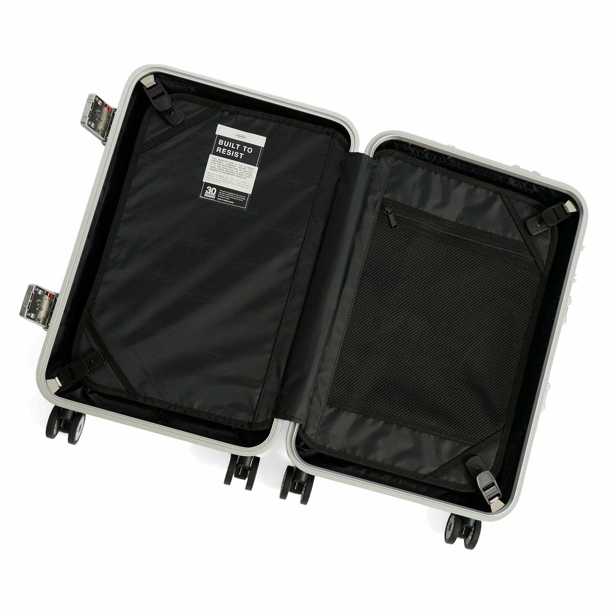 Eastpak Resist'r Luggage Case - Small in Metal Silver 