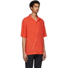 Paul Smith and Christoph Niemann Red Bouncing Coconut Print Short Sleeve Shirt