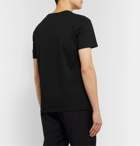 Alexander McQueen - Embroidered Cotton-Jersey T-Shirt - Black