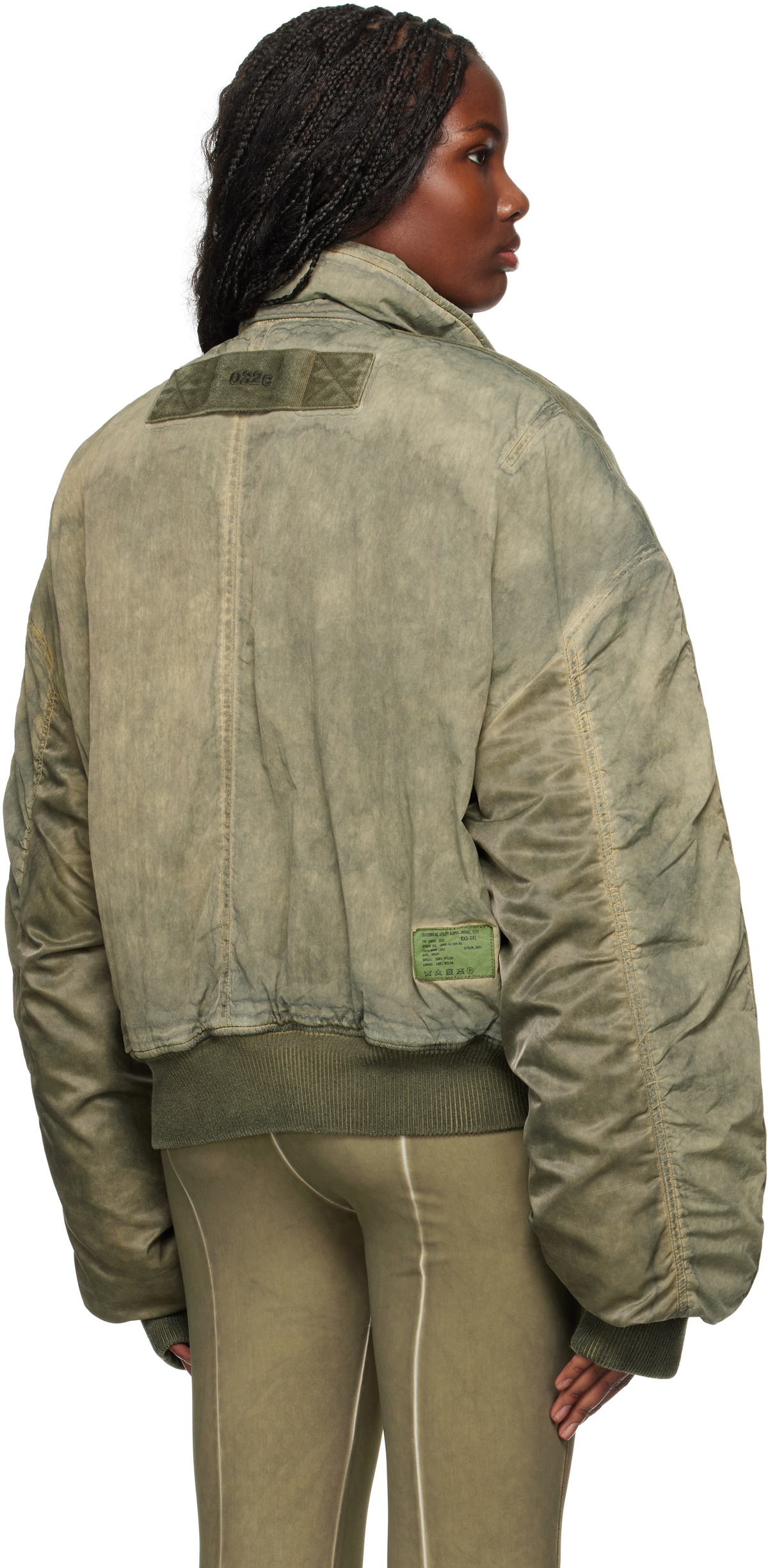 032c Khaki Clay Utility Bomber Jacket