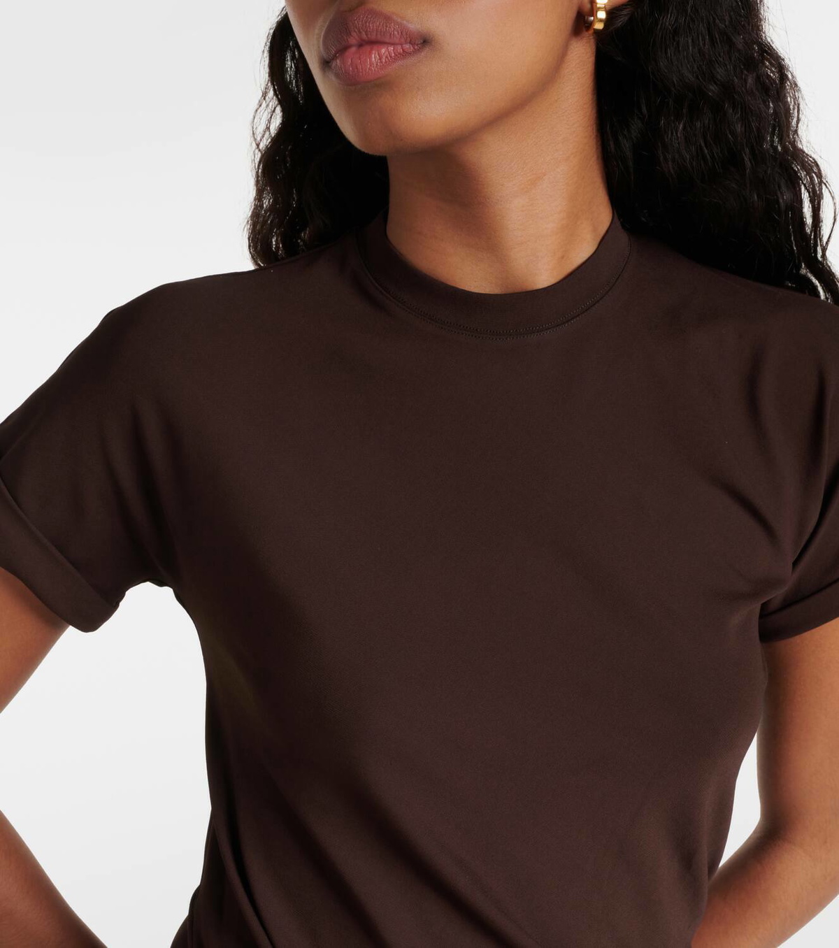 Ferragamo Draped jersey minidress Salvatore Ferragamo