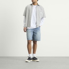 thisisneverthat Men's Relaxed Denim Shorts in Washed Blue