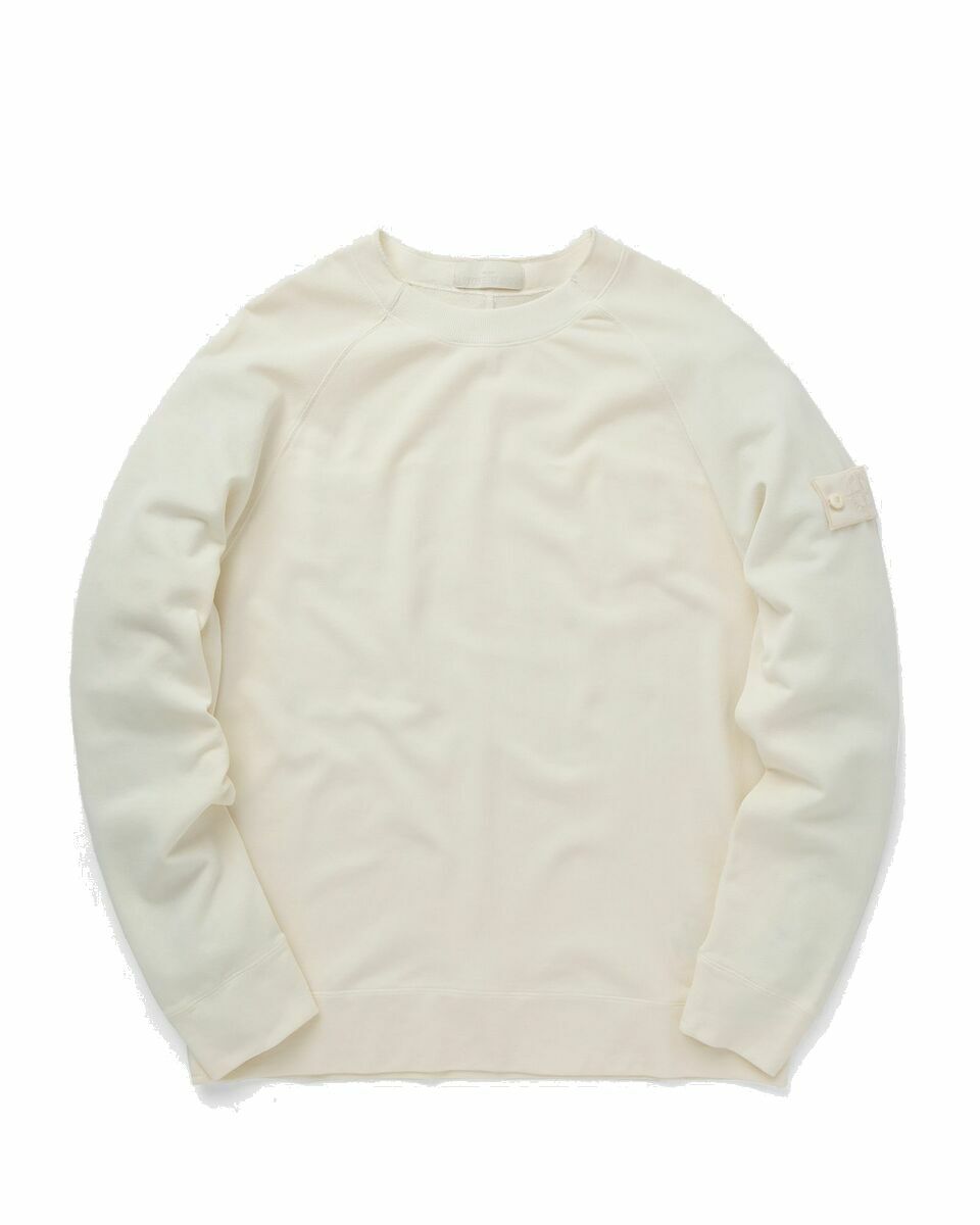 Photo: Stone Island Sweat Shirt White/Beige - Mens - Sweatshirts