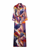 Manila Grace Womens Maxi dress in Orange