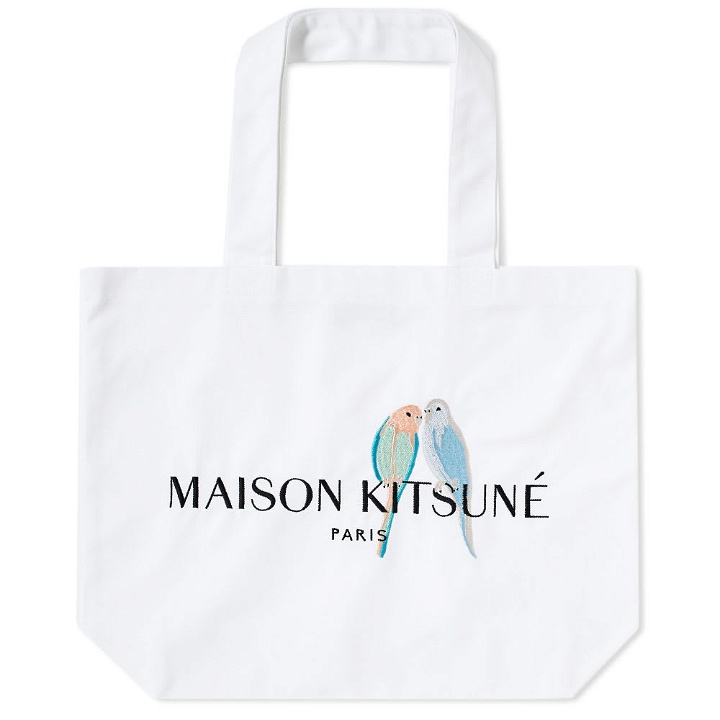 Photo: Maison Kitsuné Lovebirds Tote Bag