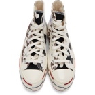 Brain Dead Off-White and Black Converse Edition Cow Chuck 70 High Sneakers