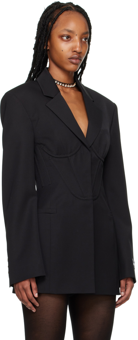 Versace Black Informal Blazer Versace