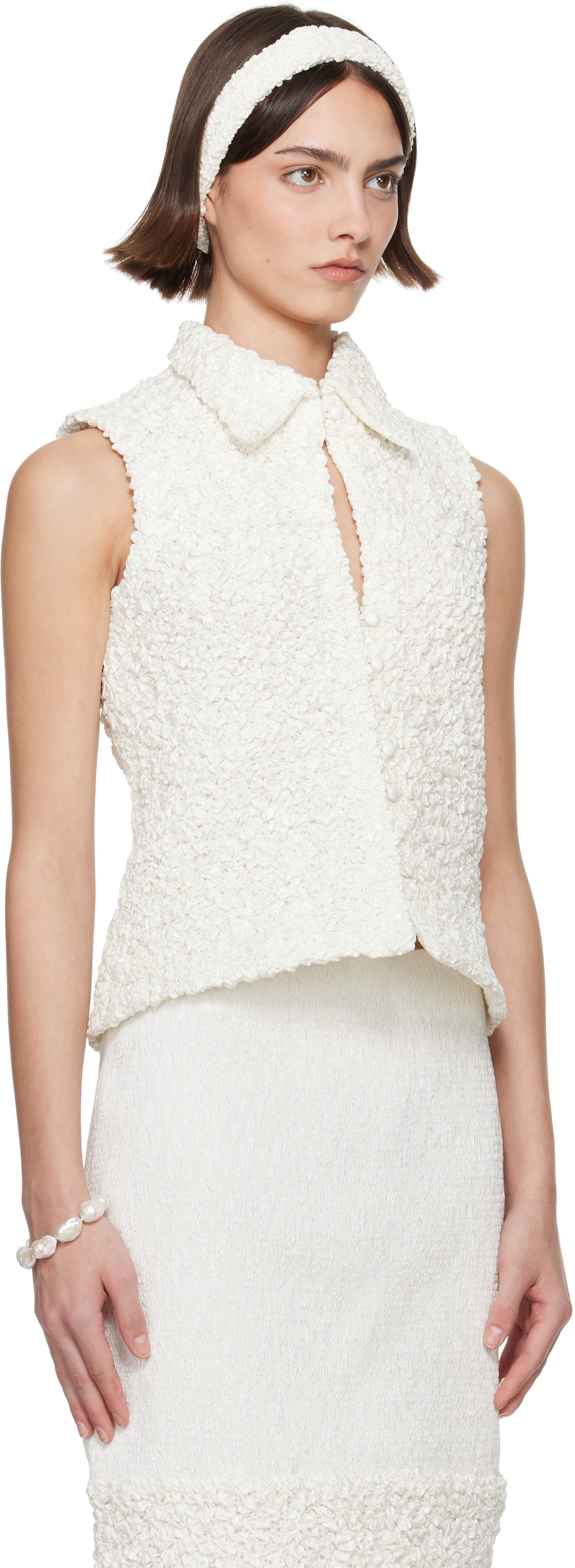 SUPER YAYA SSENSE Exclusive Bridal Capsule Buttoned Shirt
