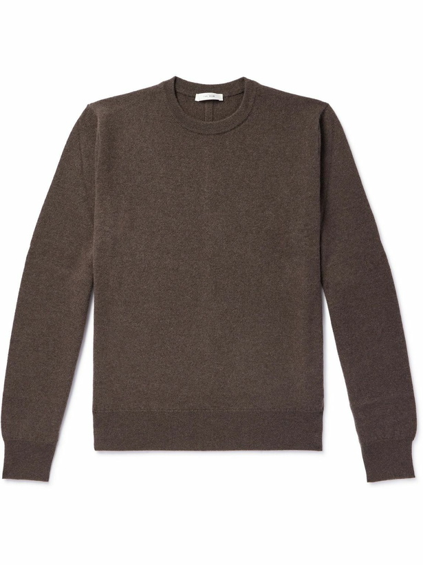 Photo: The Row - Benji Cashmere Sweater - Brown