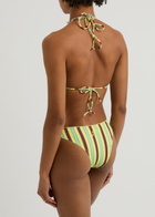 Damson Madder Striped Bikini Briefs Multicoloured